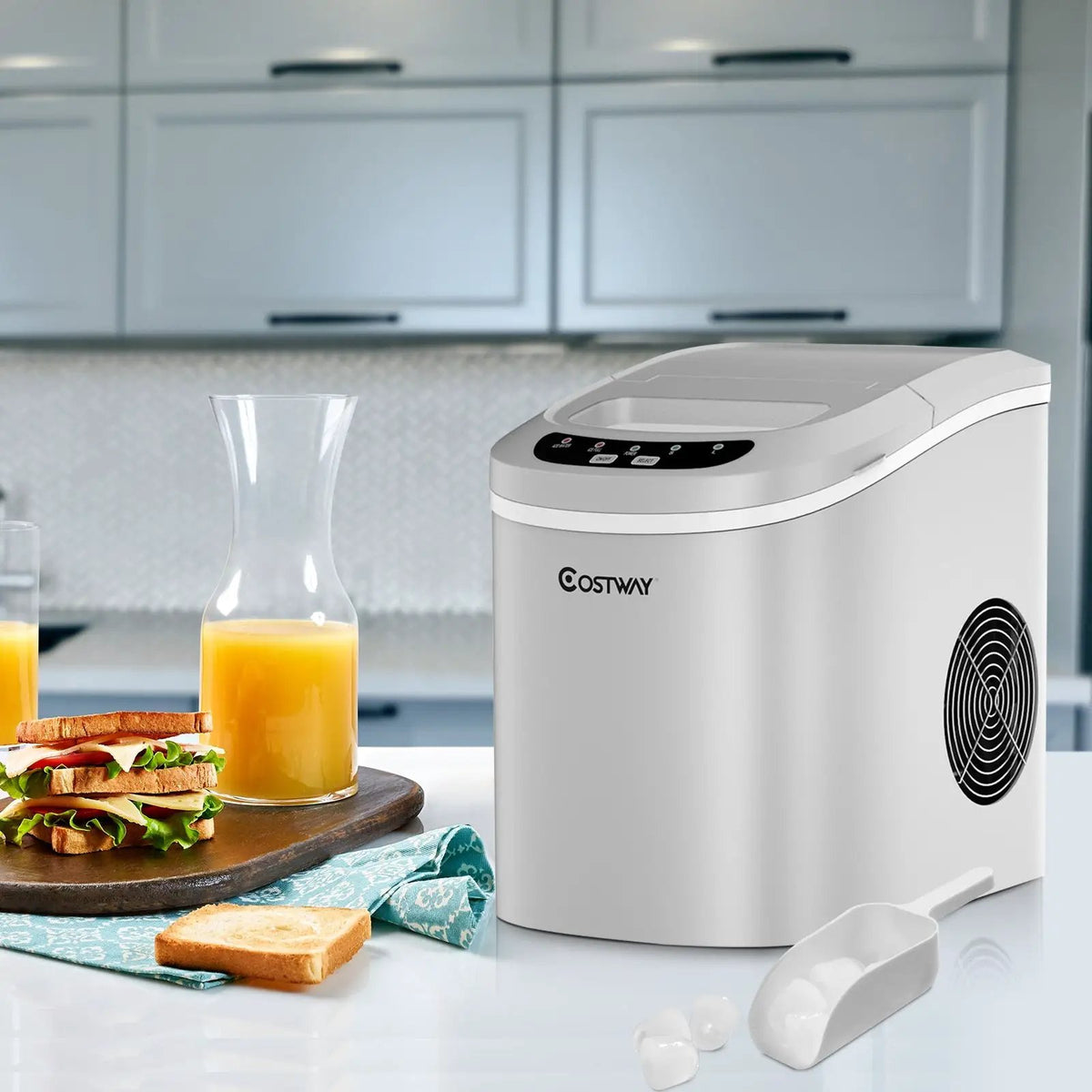 Mini Portable Compact Electric Ice Maker Machine by DirectDeals
