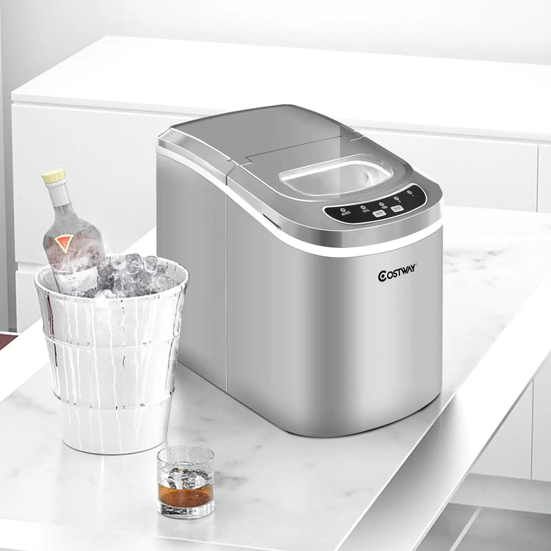 Mini Portable Compact Electric Ice Maker Machine by DirectDeals