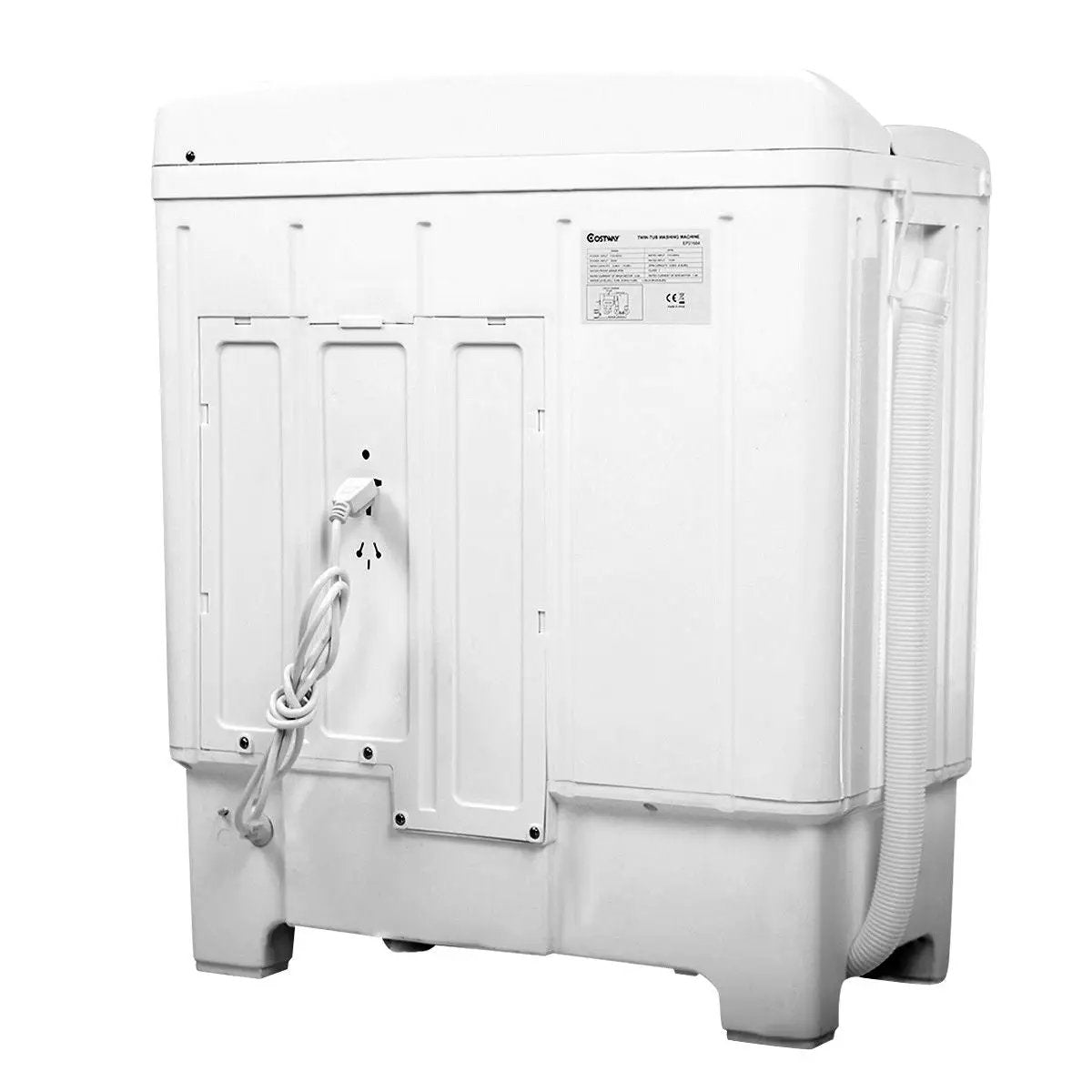 20 lbs Compact Twin Tub Washing Machine for Home Use by DirectDeals