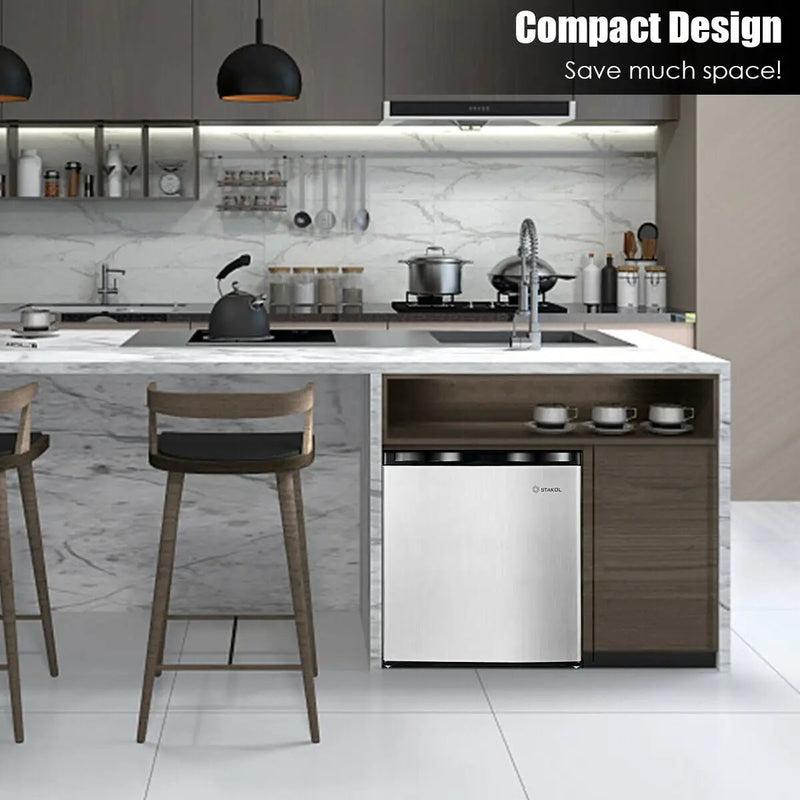 1.1 cu.ft. Compact Single Door Mini Upright Freezer by DirectDeals