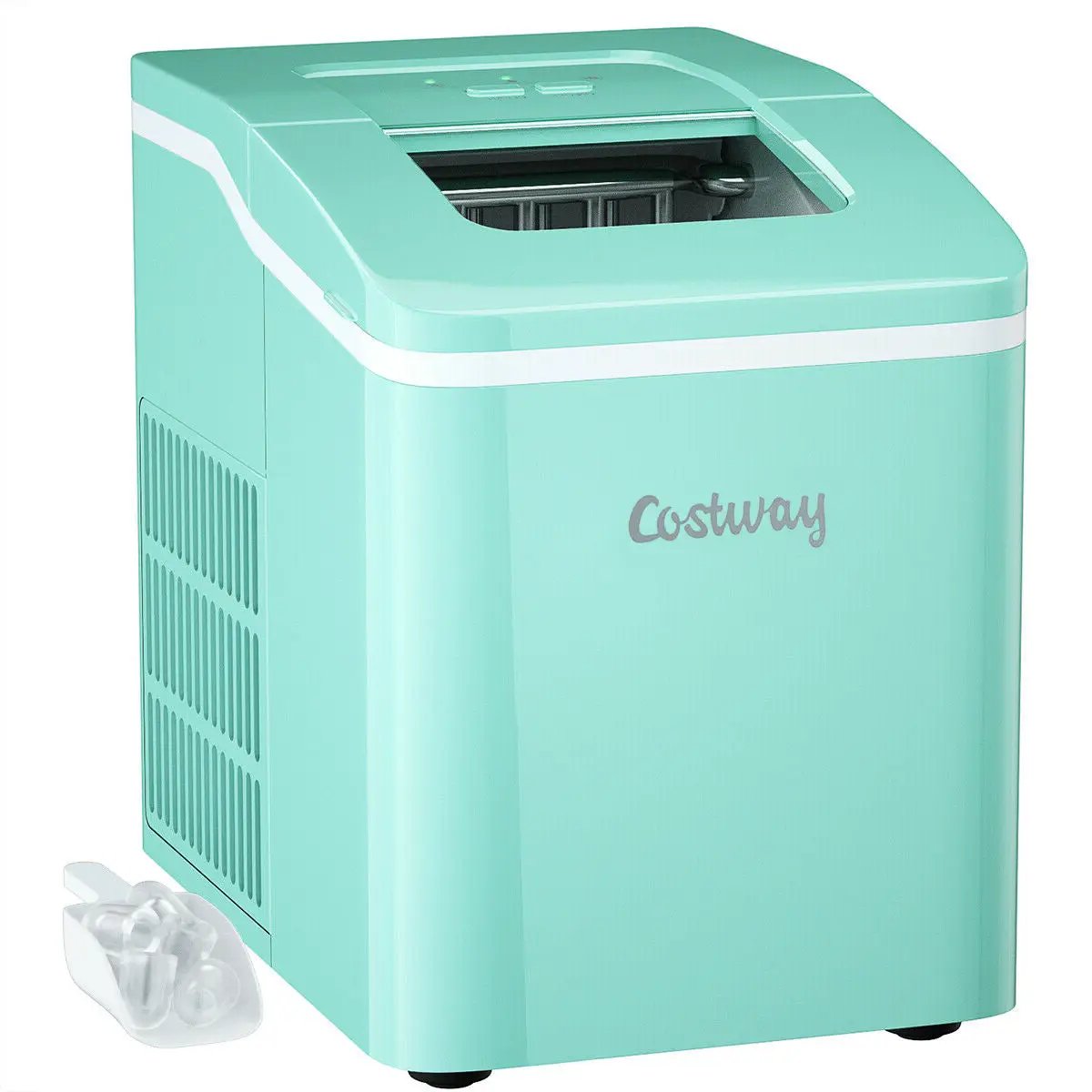 Portable Countertop Ice Maker Machine with Scoop-Green by DirectDeals