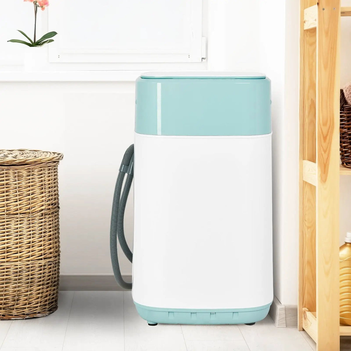 8lbs Portable Fully Automatic Washing Machine with Drain Pump, photo 7 of 10