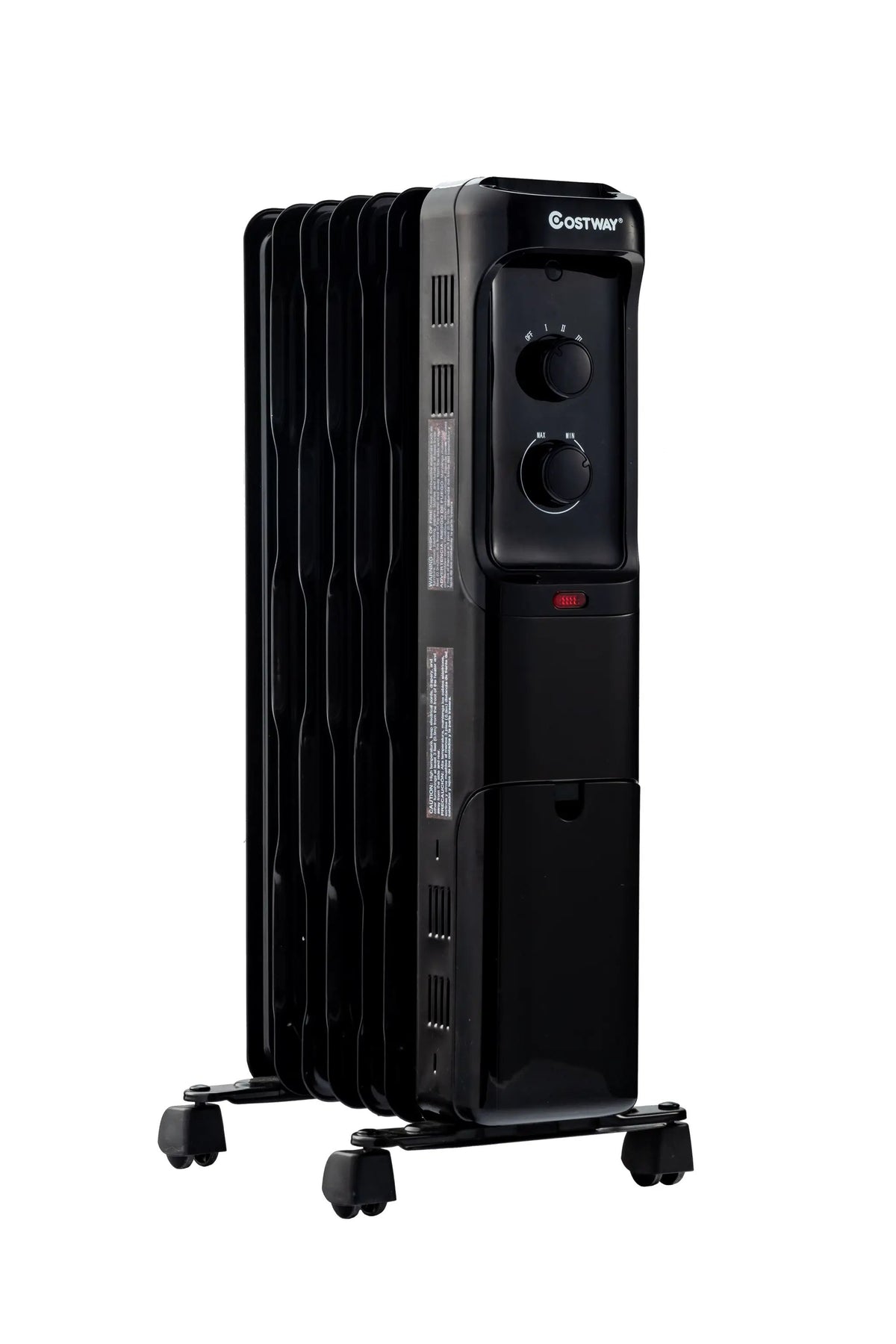 1500W Oil Filled Portable Radiator Space Heater with Adjustable Thermostat, photo 11 of 16