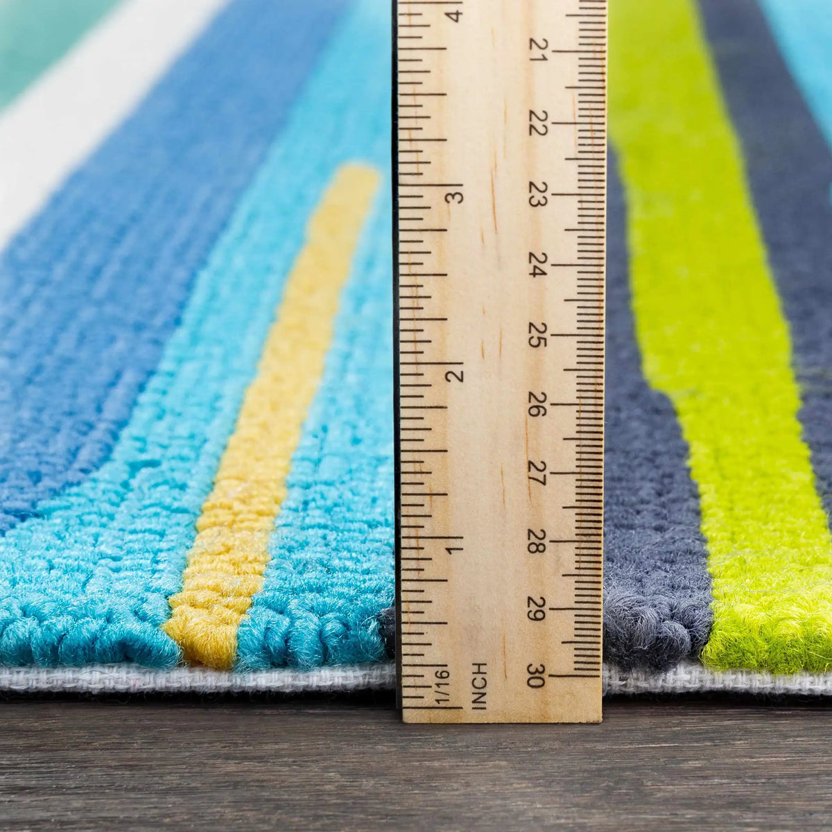 Ephrata Colorful Blue Outdoor Rug - Clearance, photo 6 of 10