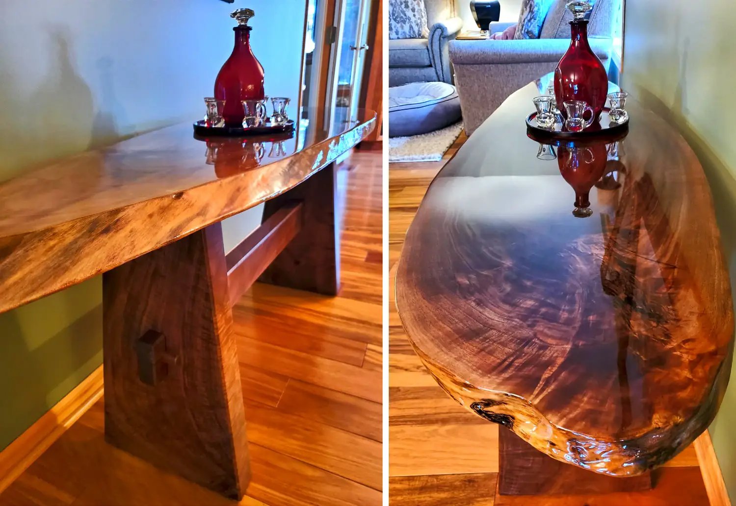 Bar Top and Table Top Clear Epoxy Resin 2 Gallons by UltraClear Epoxy