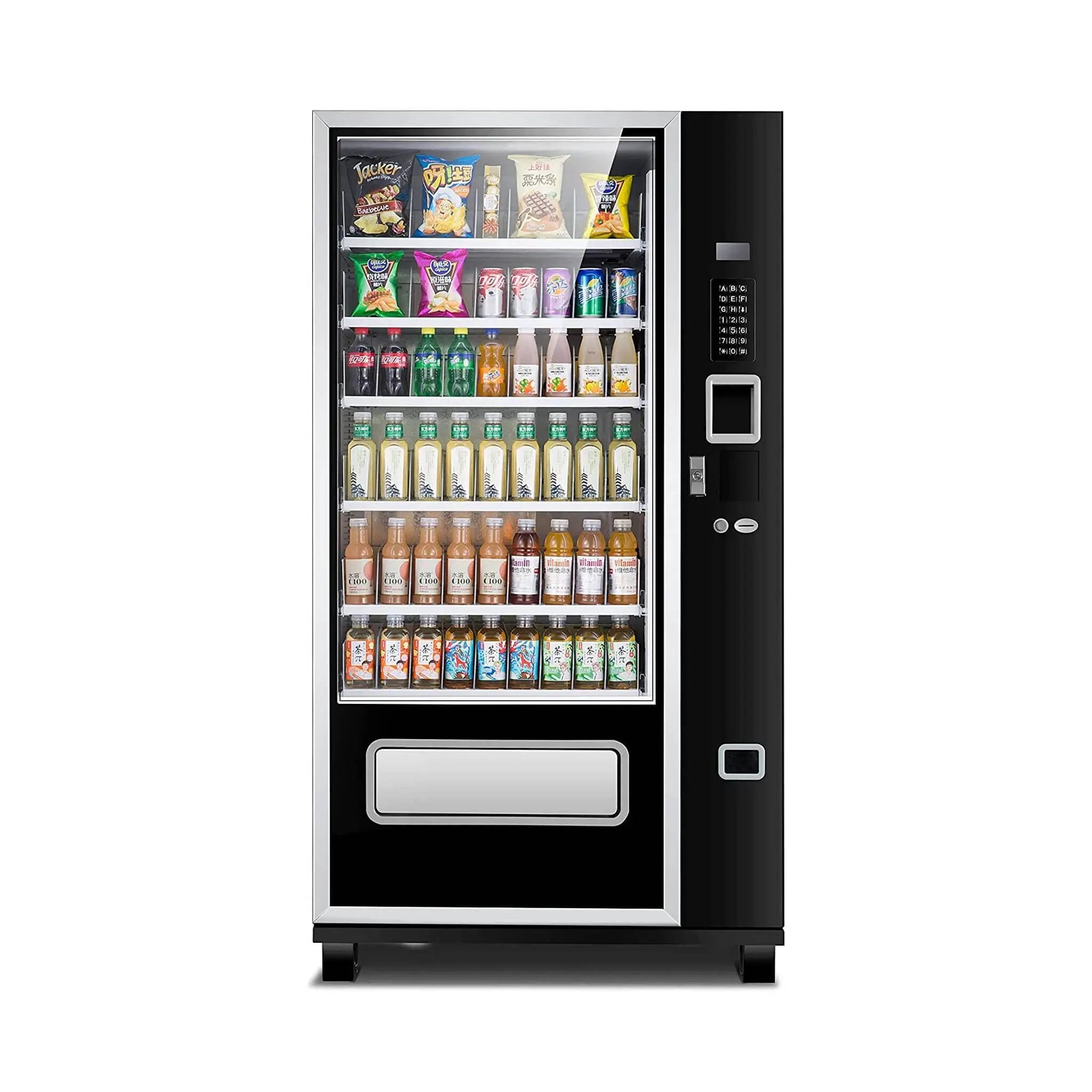 Epx Large 6FT Snacks And Drinks Combo Vending Machine With Dual Zone Refrigeration And Bill Acceptor [EP-G654] (SAK47539) by SAKSBY WHOLESALE