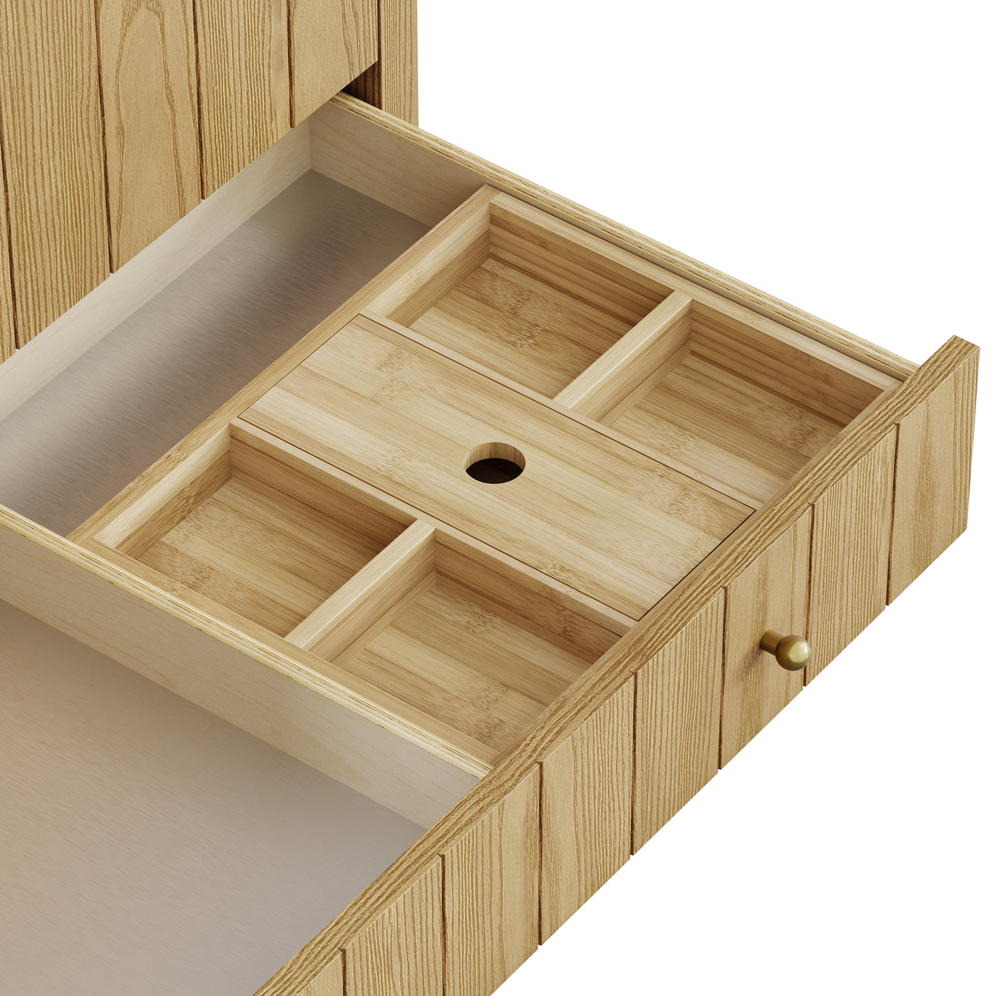 James Martin Hudson 36" Single Bathroom Vanity, Light Natural Oak, view 22