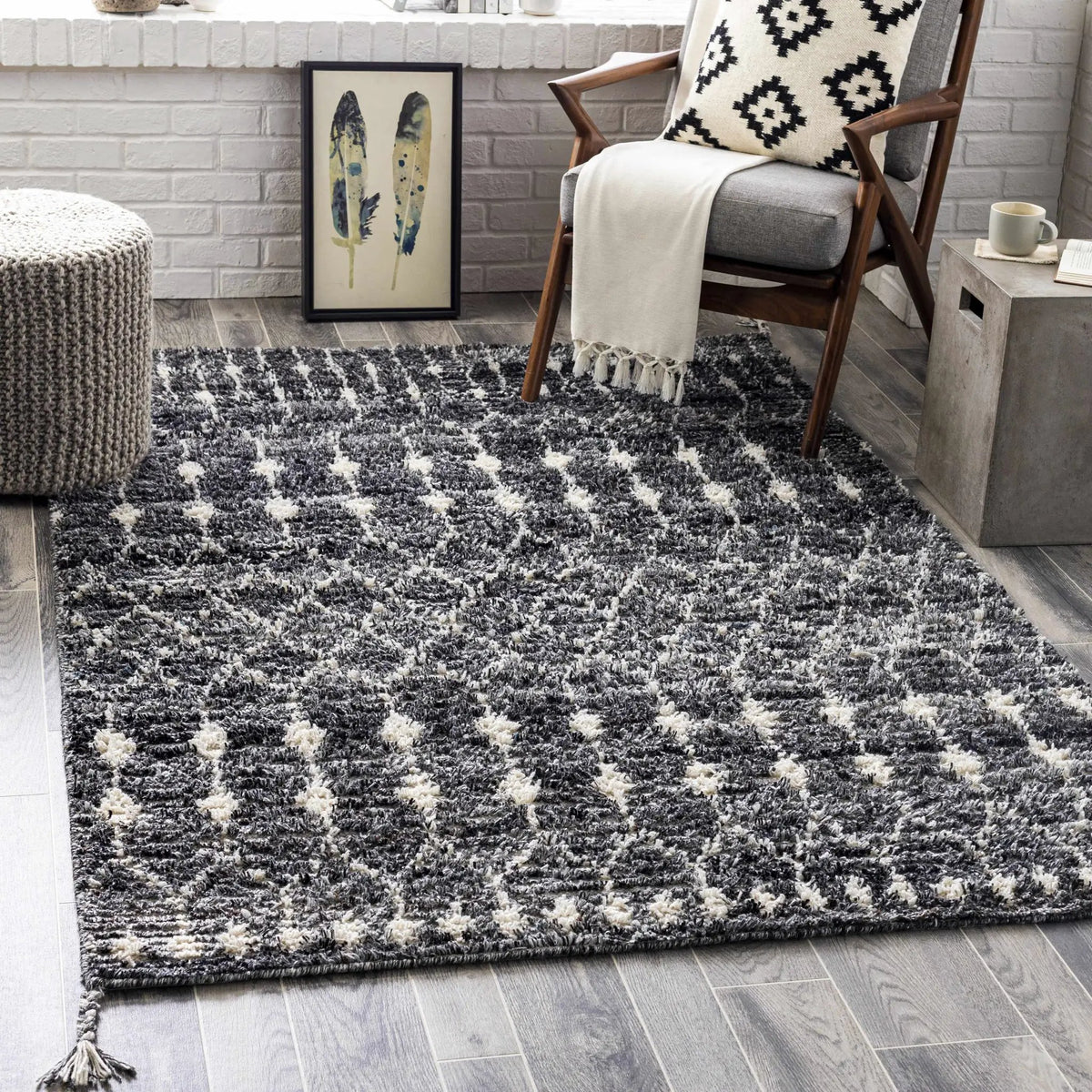Erina Premium Rug - Clearance, installed in a room