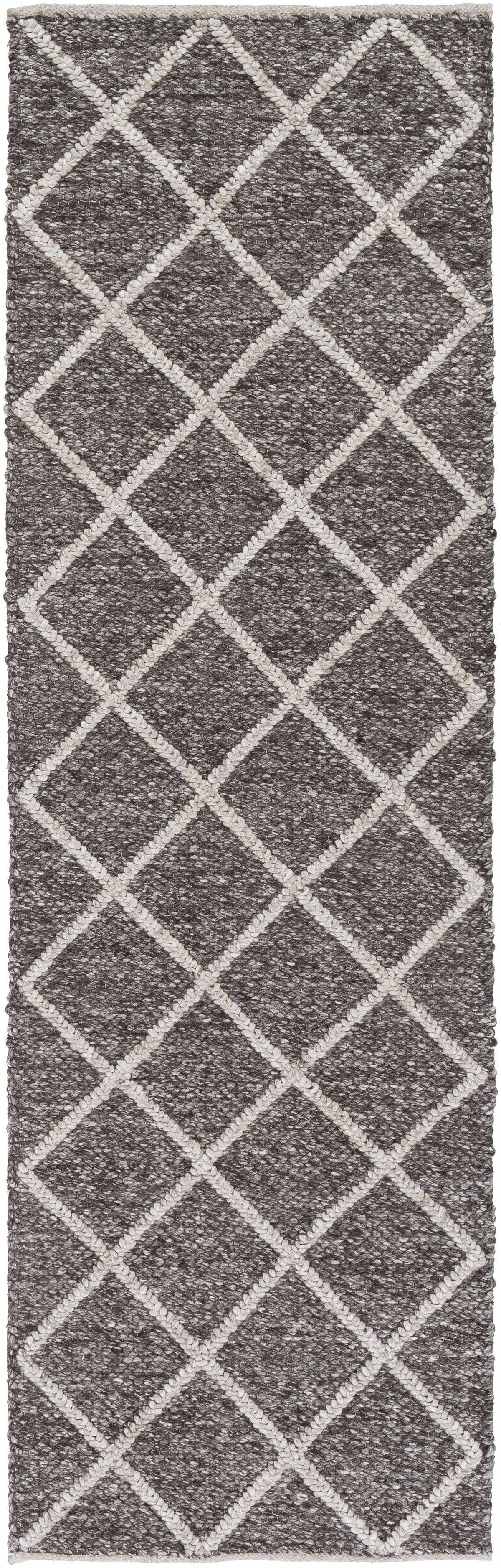 Syosset 2x3 Brown Trellis Wool&Viscose Rug - Clearance, photo 9 of 9