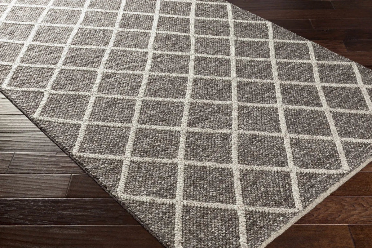 Syosset 2x3 Brown Trellis Wool&Viscose Rug - Clearance, photo 5 of 9