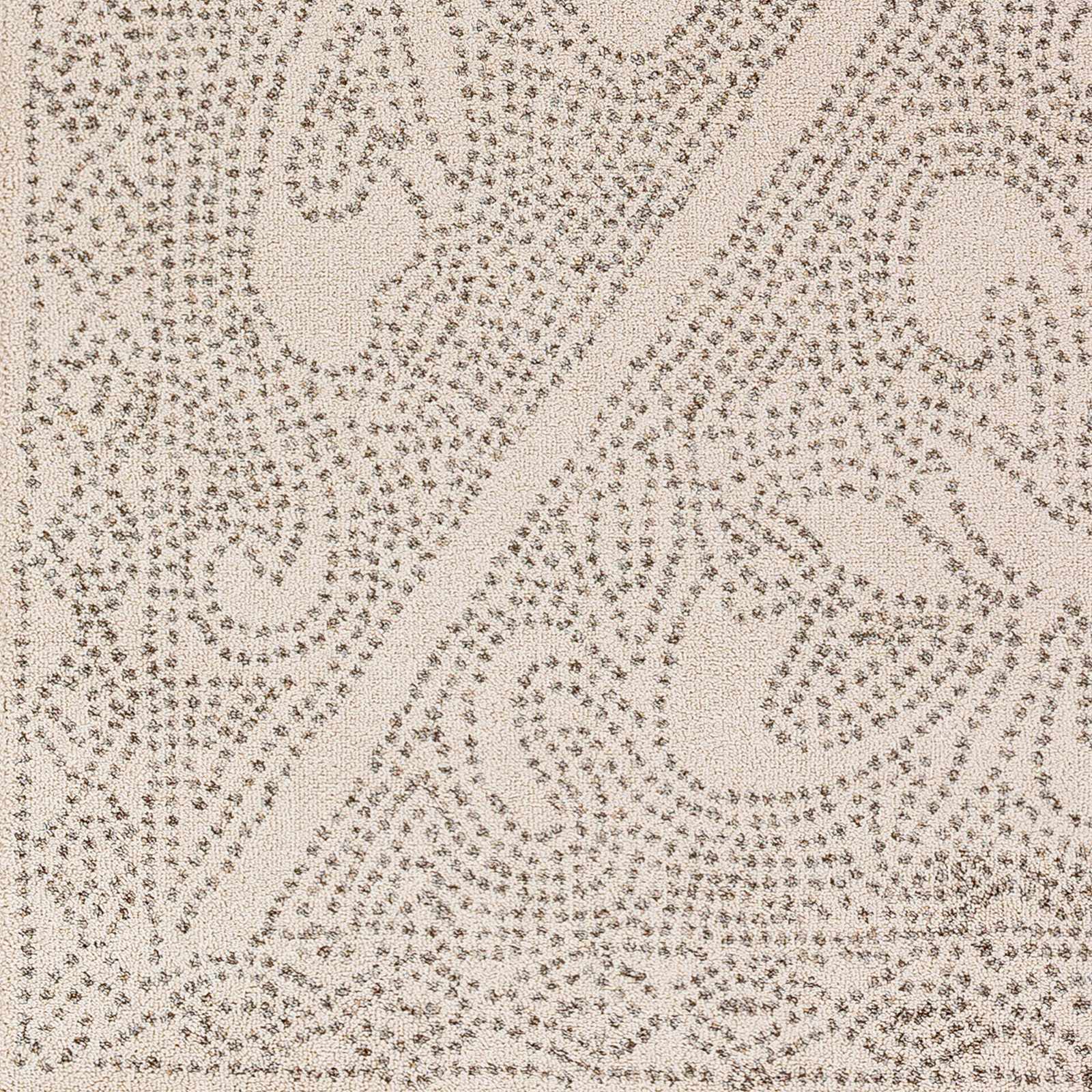 Birdwood Cream & Brown Area Rug by Hauteloom