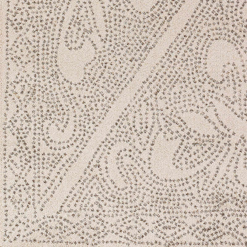 Birdwood Cream & Brown Area Rug by Hauteloom