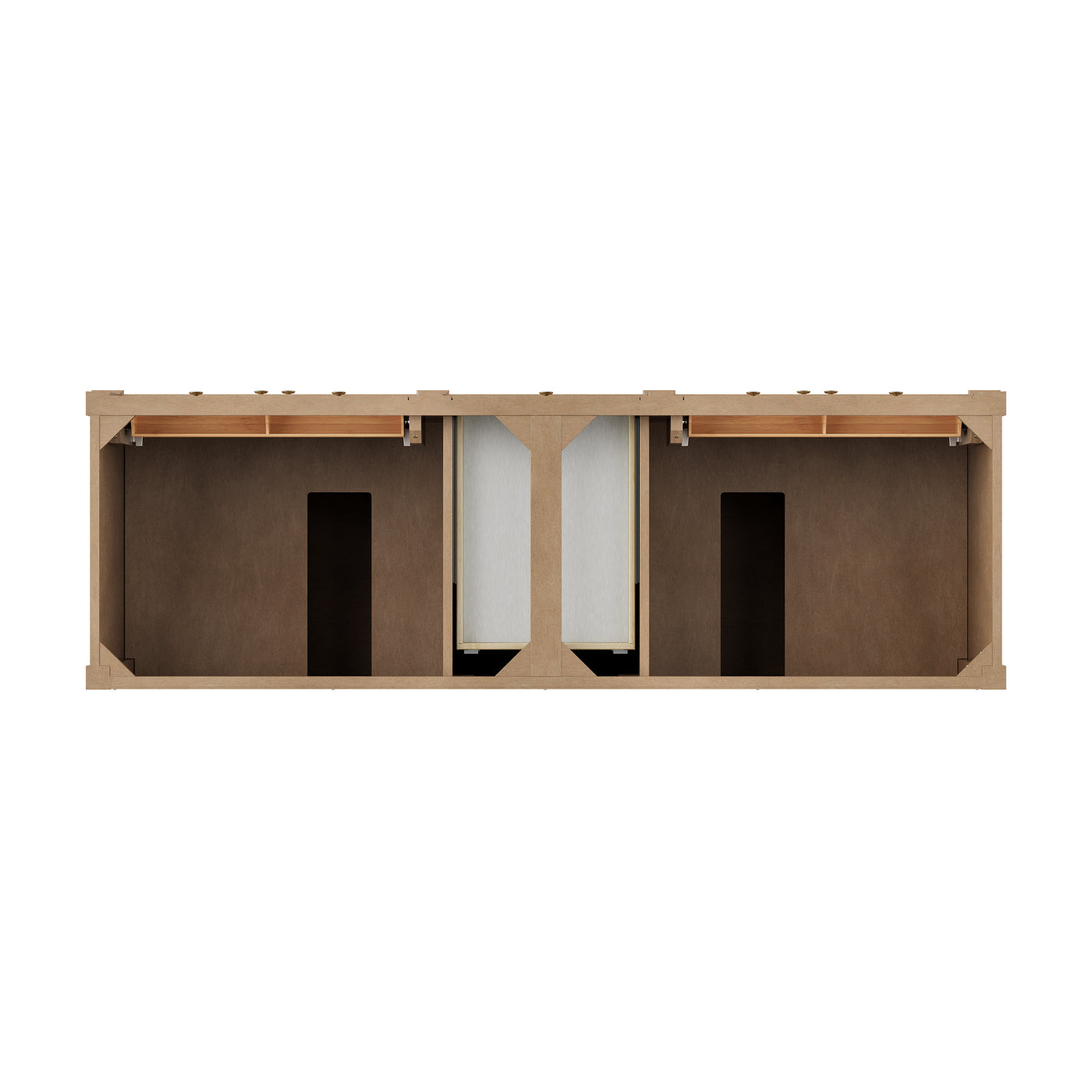 James Martin Brittany 72" Double Bathroom Vanity, Pecan, view 21