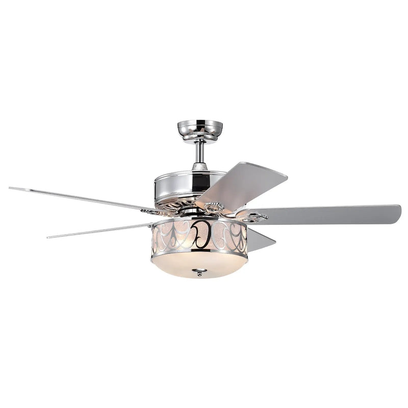 52 Inch Ceiling Fan with Light Reversible Blade and Adjustable Speed by DirectDeals