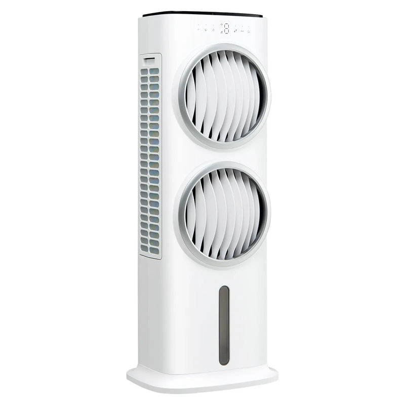 3-in-1 Evaporative Air Cooler with 9H Timer Remote-White by DirectDeals