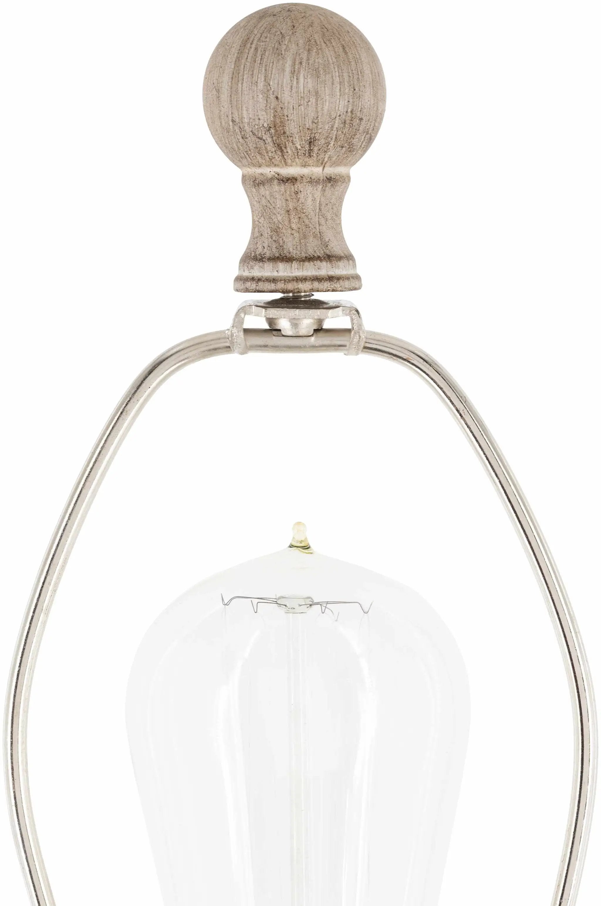 Esmeralda Resin Gray & Beige Floor Lamp by Boutique Rugs