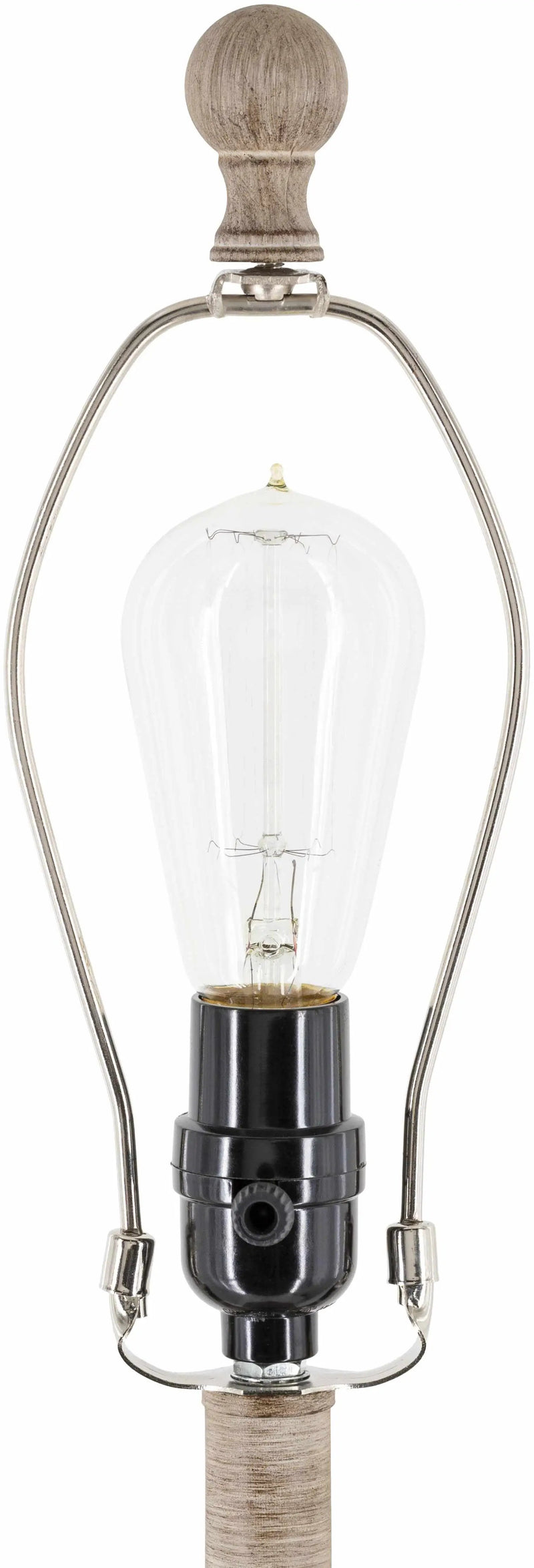 Esmeralda Resin Gray & Beige Floor Lamp by Boutique Rugs