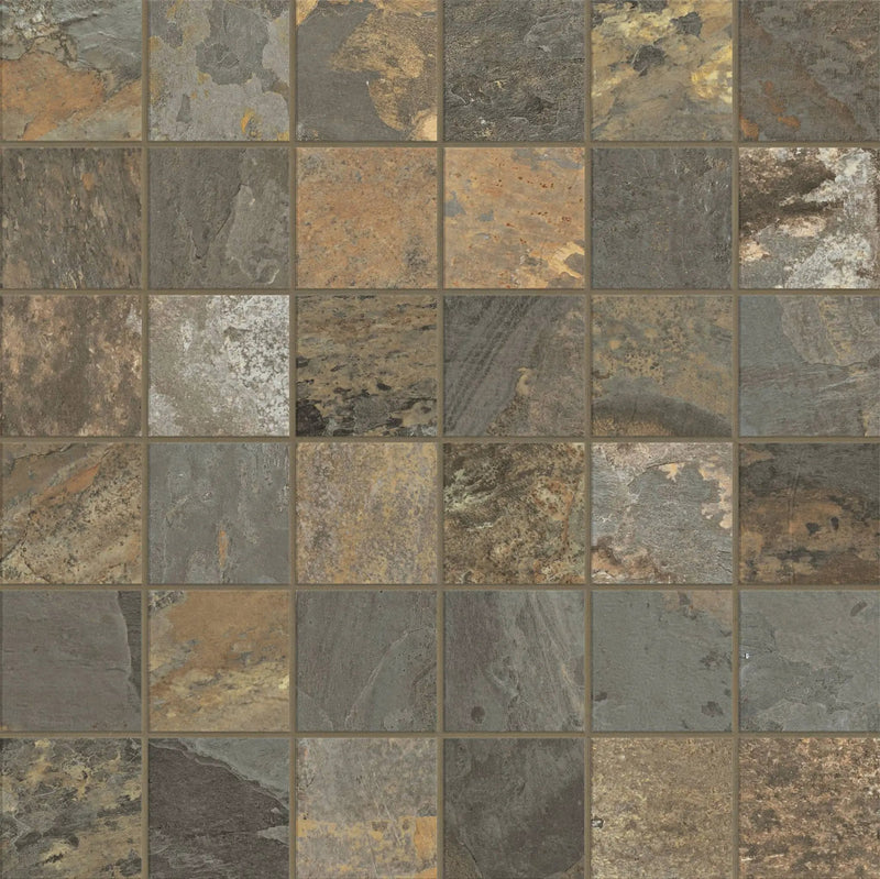 Essence California Gold Bullnose Slate Look Porcelain Moldings 3x24 by landmarkceramics