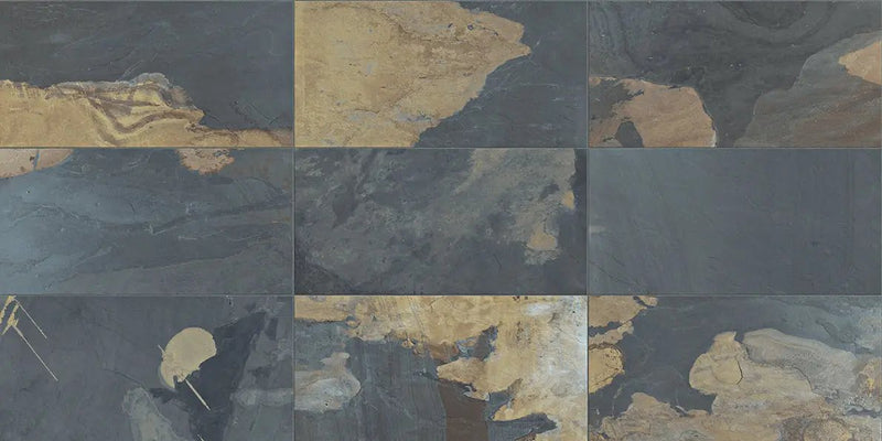 Essence Mariposa Slate Look Porcelain Tiles 3x12 by landmarkceramics