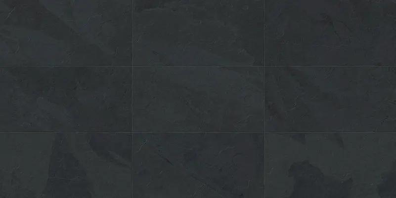 Essence Montauk Black Anti-Slip Grip Porcelain Tiles 24x48 by landmarkceramics