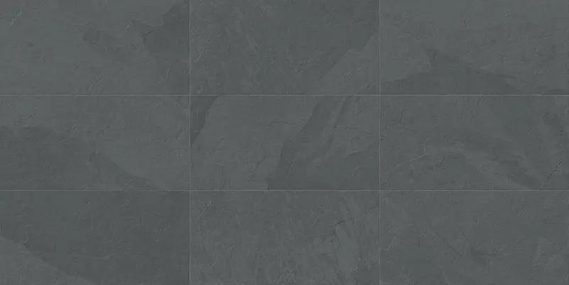 Essence Montauk Dark Bullnose Slate Look Porcelain Moldings 3x24 by landmarkceramics