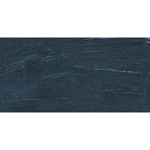 Essential Black Matte Stone Look Porcelain Tiles 12x24