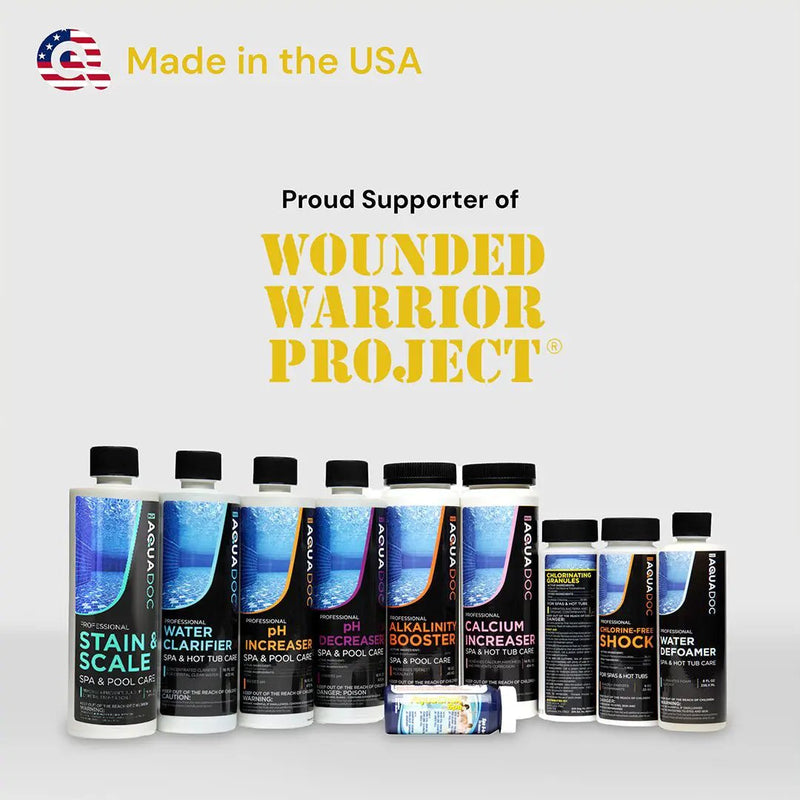 Chlorine Hot Tub Starter Kit by AquaDoc