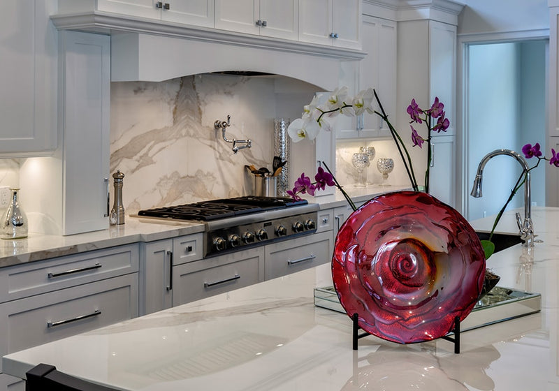 Estatuario Polished Sintered Stone Slab 125x63 E01 room scene 4