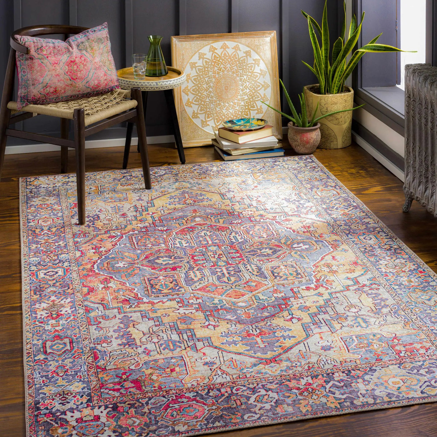 Neyland Iris Area Rug 2358 by Boutique Rugs