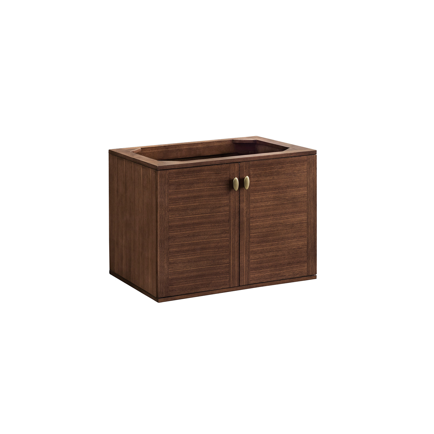 James Martin Amberly 30" Dual Mount Single Bathroom Vanity, Mid-Century Walnut, view 15