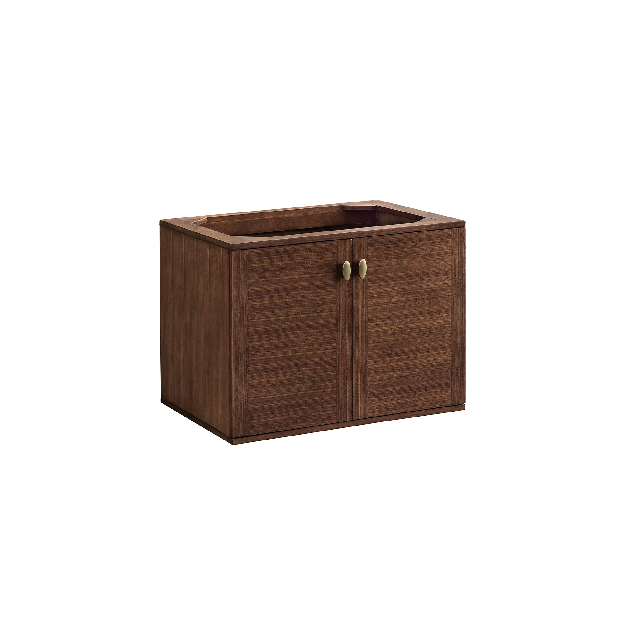 James Martin Amberly 30" Dual Mount Single Bathroom Vanity, Mid-Century Walnut, view 15
