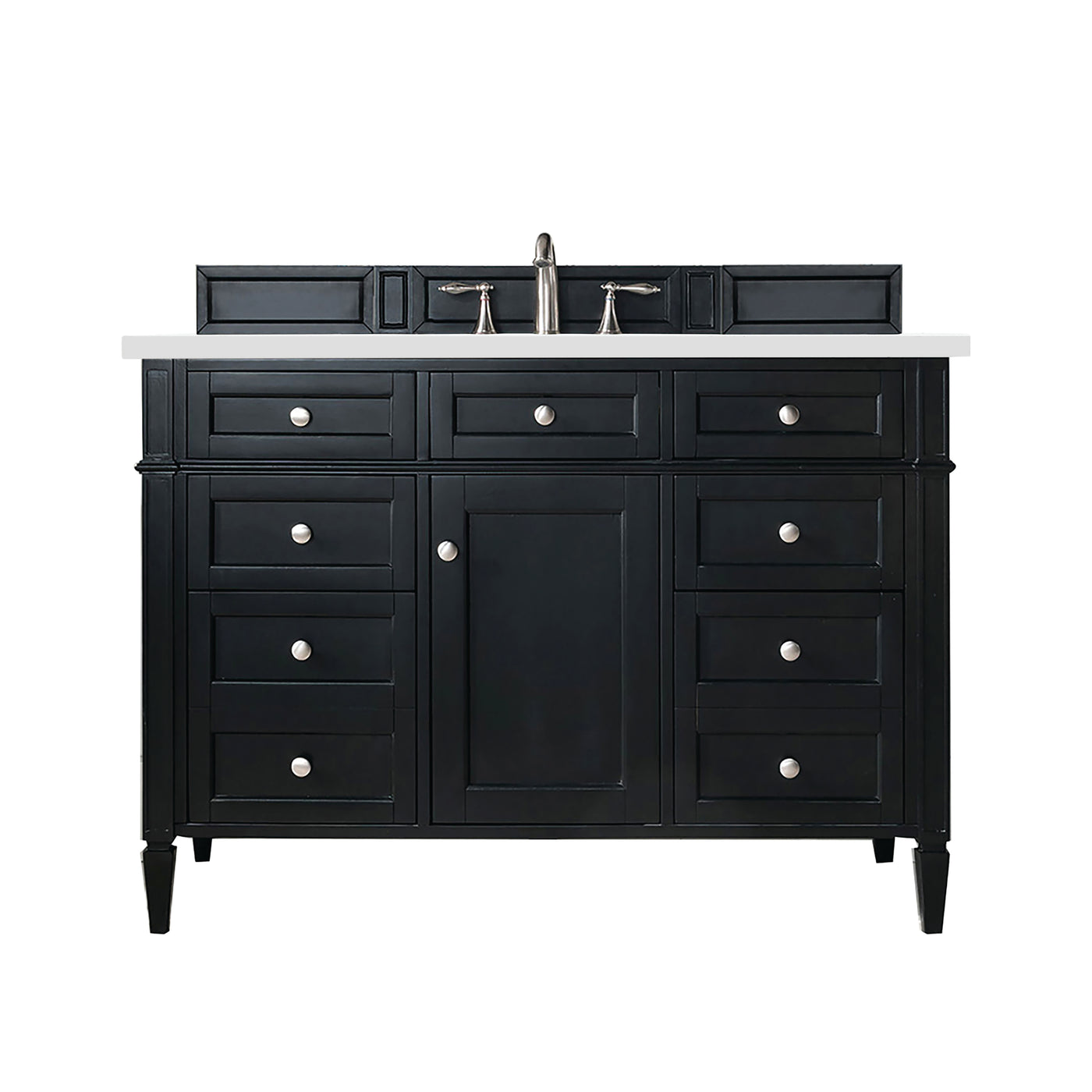 James Martin Brittany 48" Single Bathroom Vanity, Black Onyx, view 30