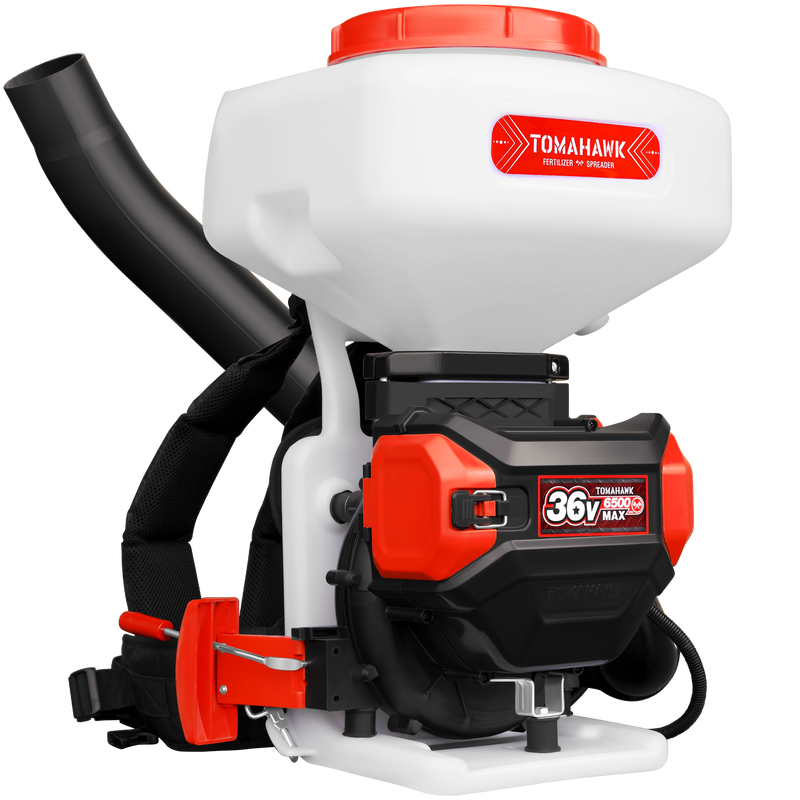 5 Gal Battery-Powered Fertilizer Spreader Broadcast Lawn Seed Ice Melt Salt by Tomahawk Power