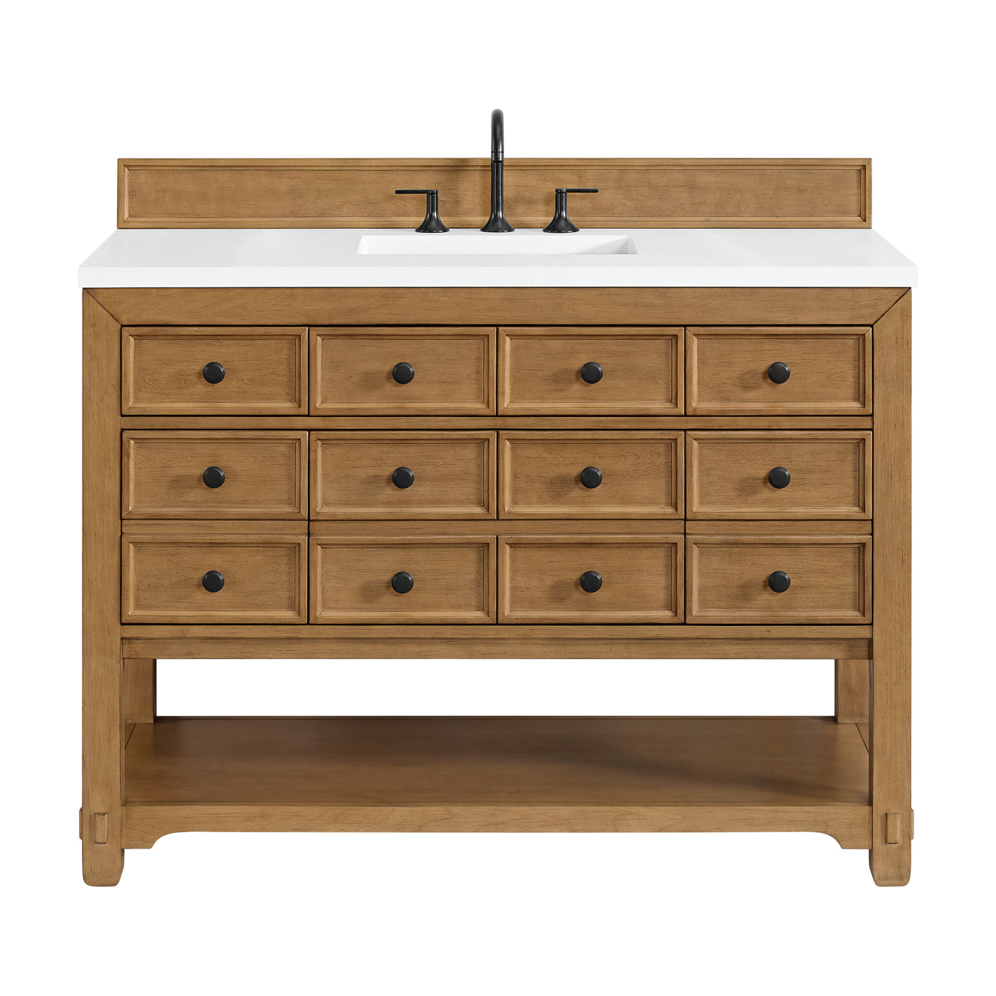 James Martin Malibu 48" Single Bathroom Vanity, Amber Birch, view 32