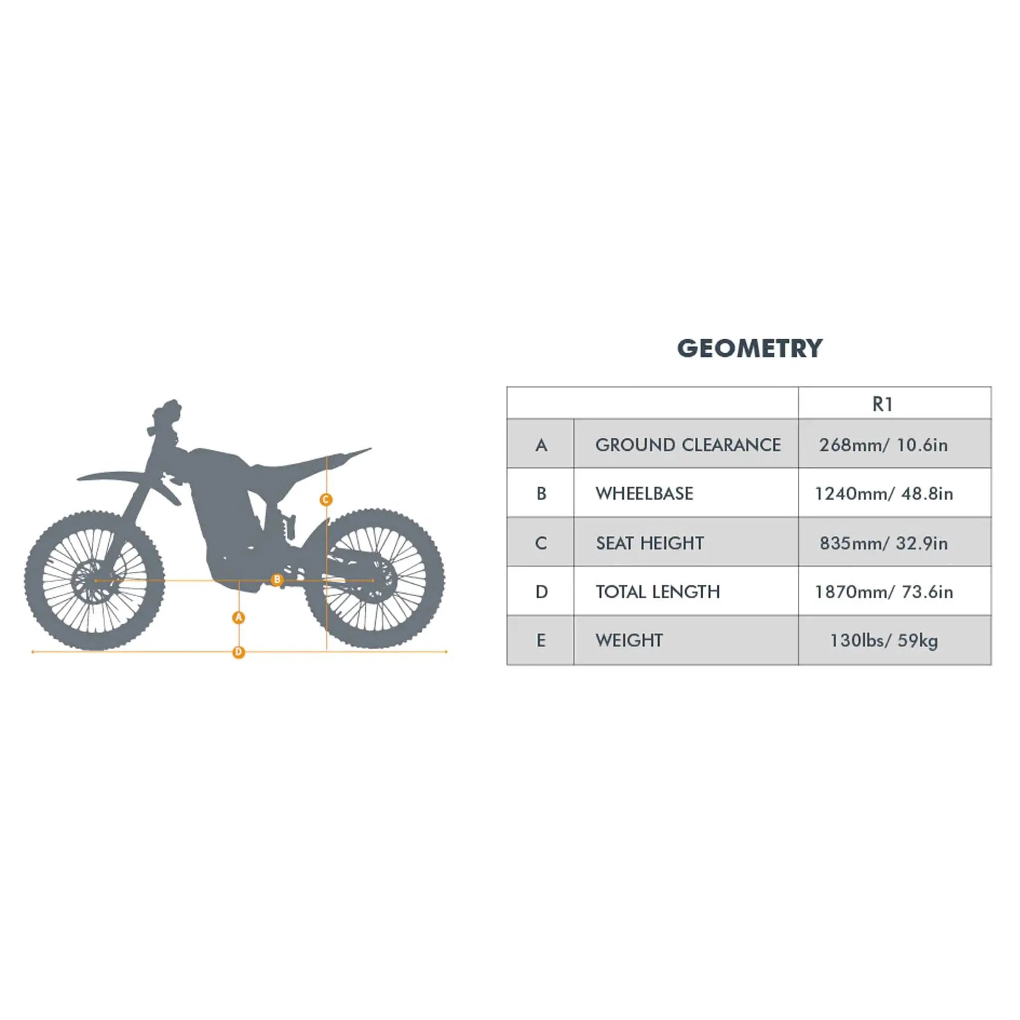 Eunorau R1 72V35AH 8000W All-Terrain Off-Road Electric Dirt Bike (SAK25097) by SAKSBY WHOLESALE