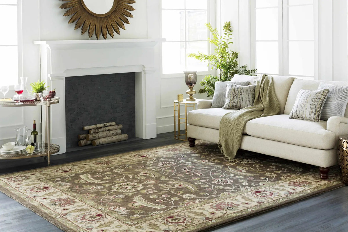 Eupora Wool Rug, installed in a room
