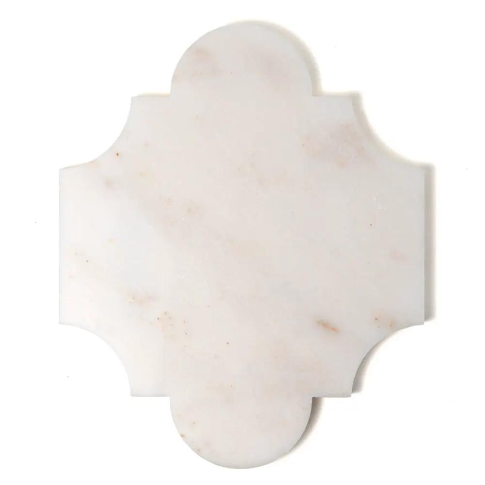 European White Multi Finish San Felipe Marble Mosaics 8x9 3/4