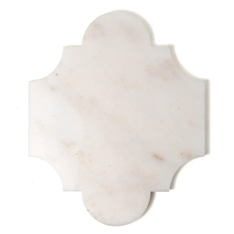 European White Multi Finish San Felipe Marble Mosaics 8x9 3/4