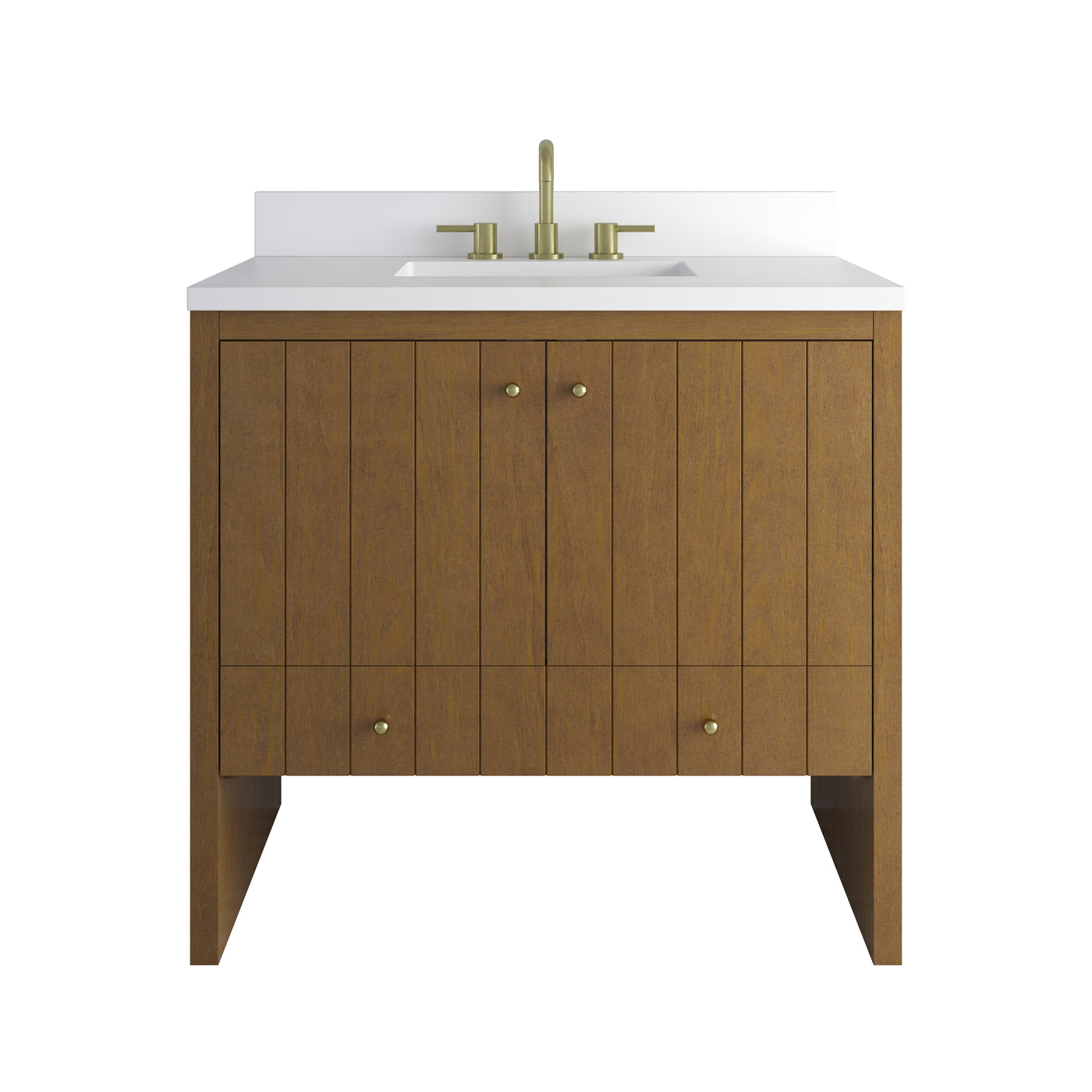 James Martin Hudson 36" Single Bathroom Vanity, Honey Oak, view 31