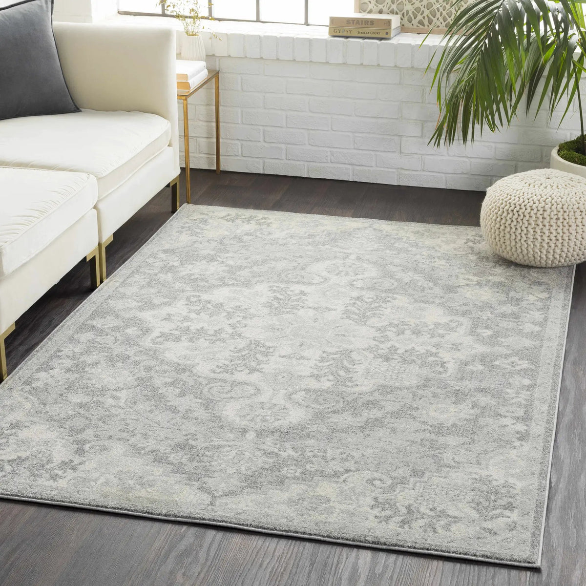 Everglades Area Rug, installed in a room