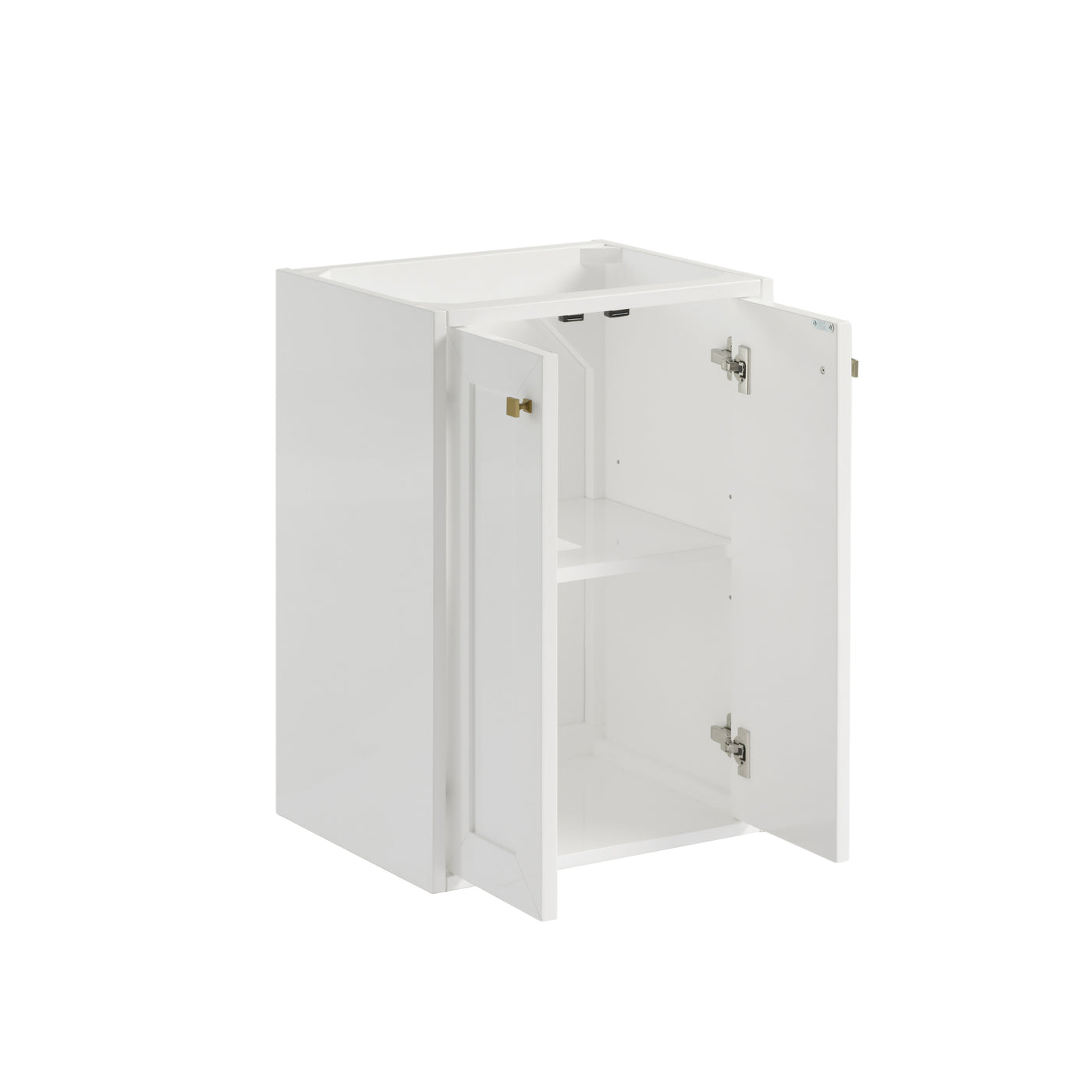 James Martin Chianti 20" Single Bathroom Vanity, Glossy White, view 30