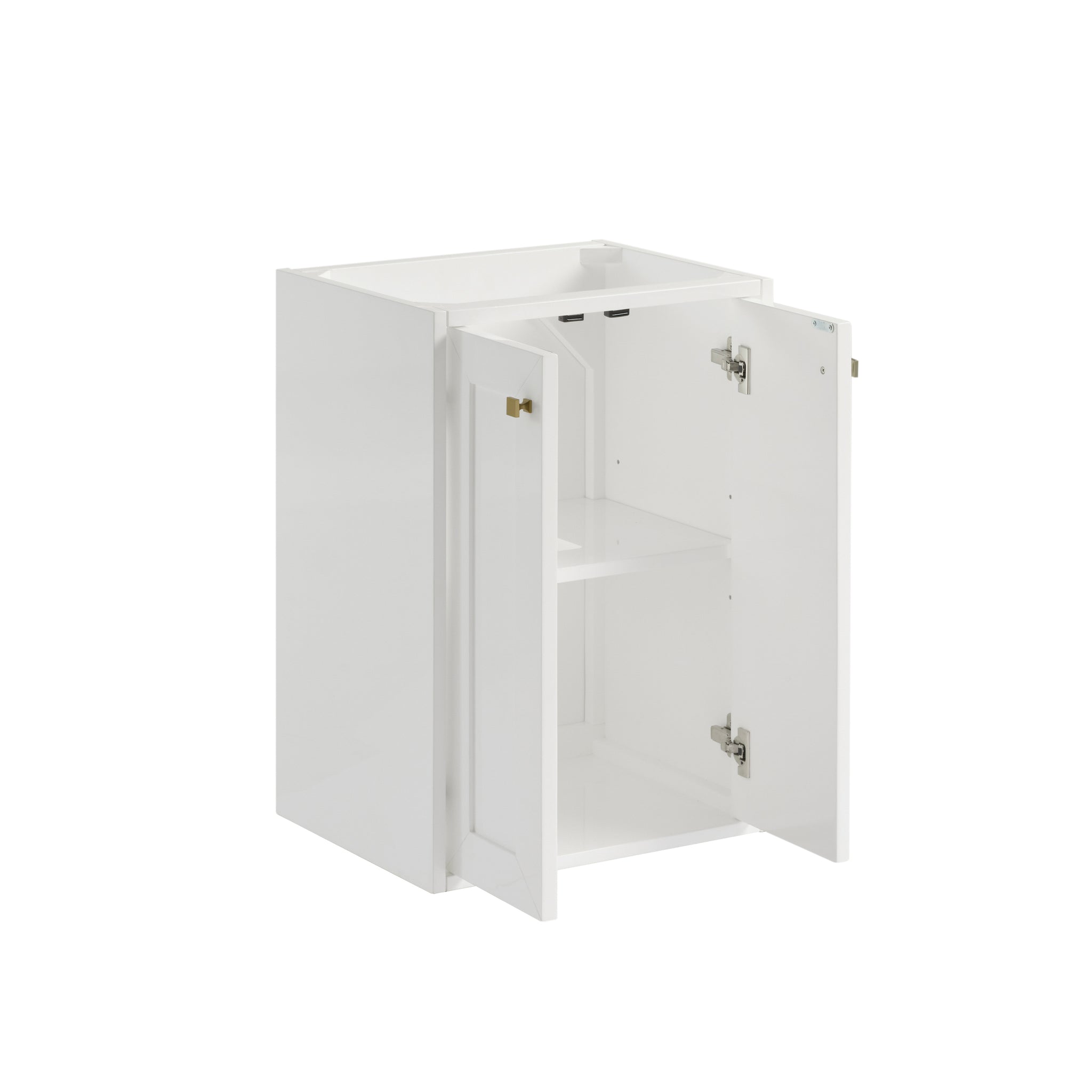 James Martin Chianti 20" Single Bathroom Vanity, Glossy White, view 30