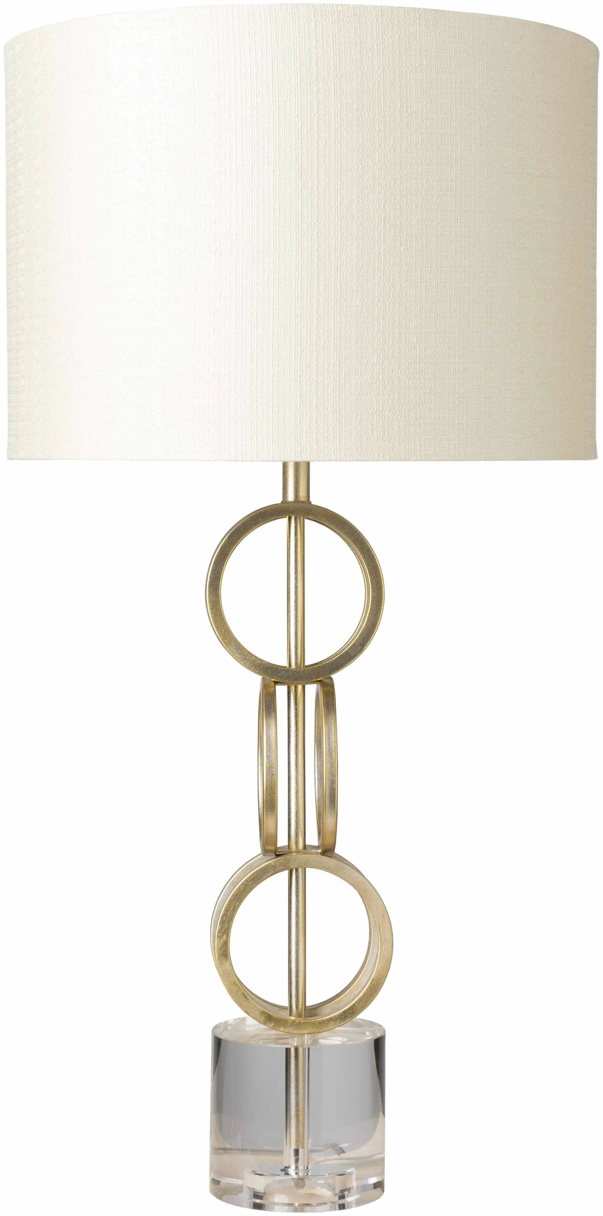 Zell Gold Crystal Table Lamp - Clearance by Boutique Rugs