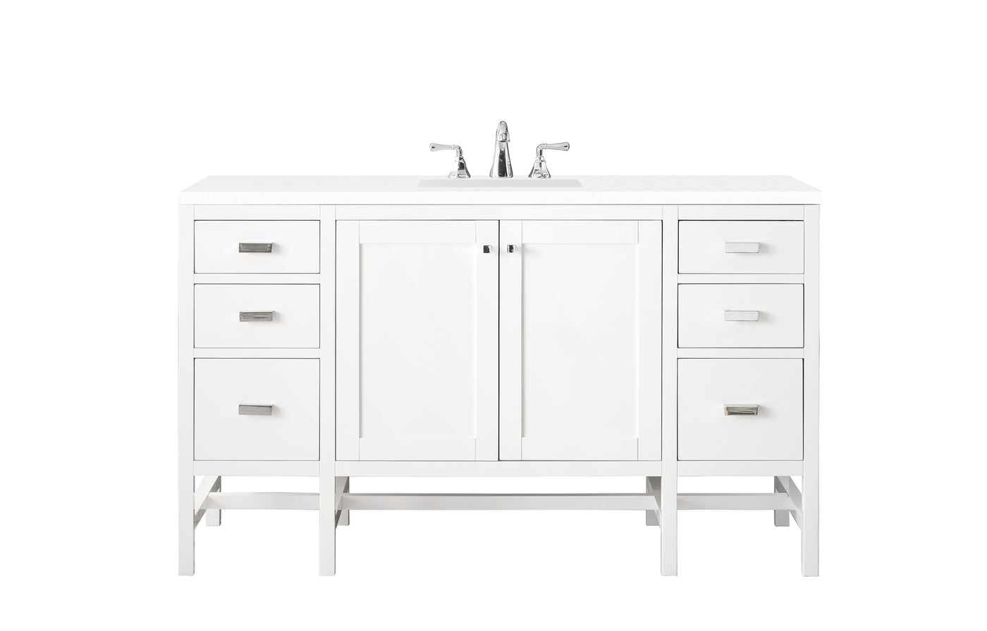 James Martin Addison 60" Single Bathroom Vanity, Glossy White, view 25