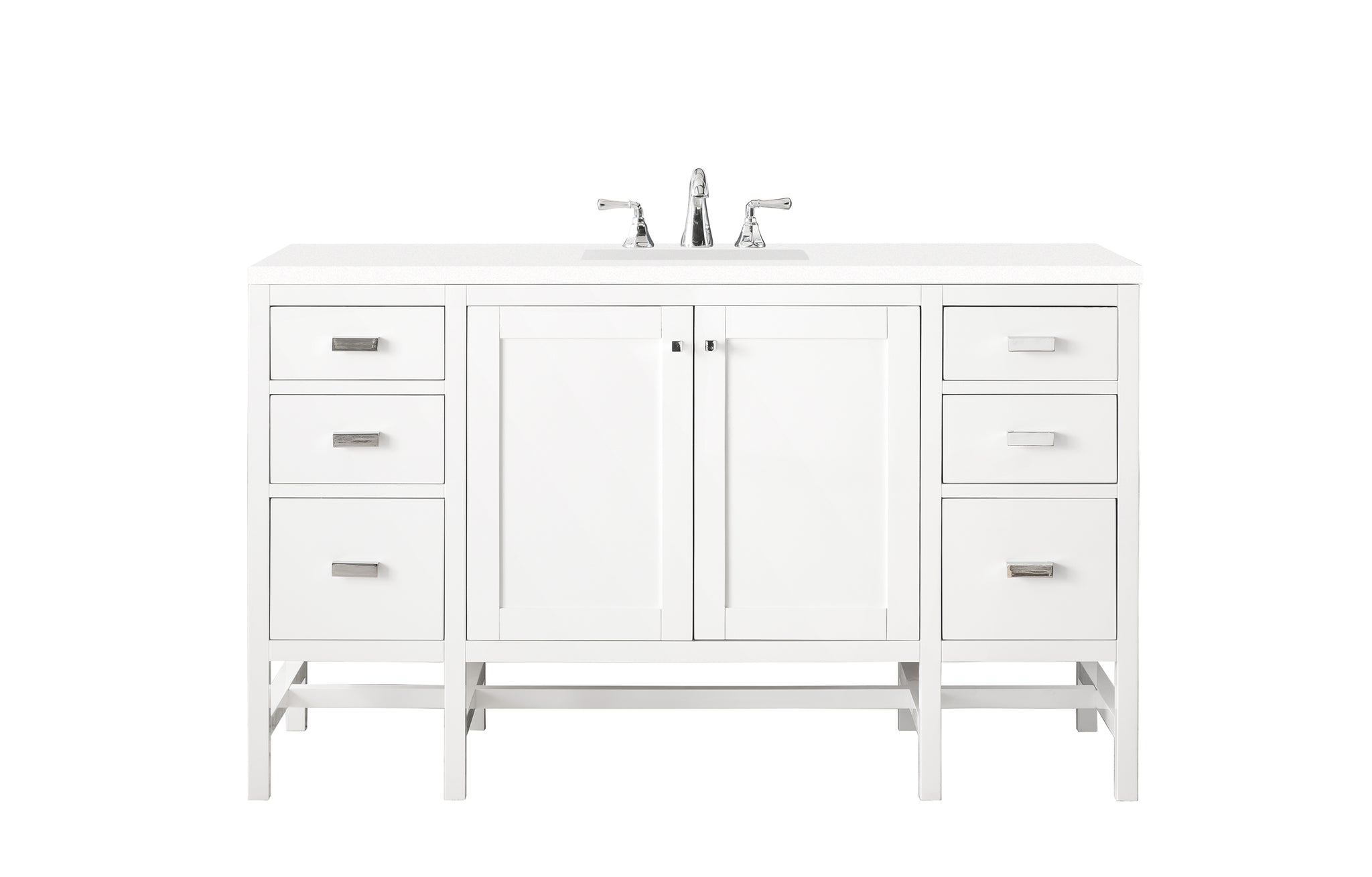 James Martin Addison 60" Single Bathroom Vanity, Glossy White, view 25
