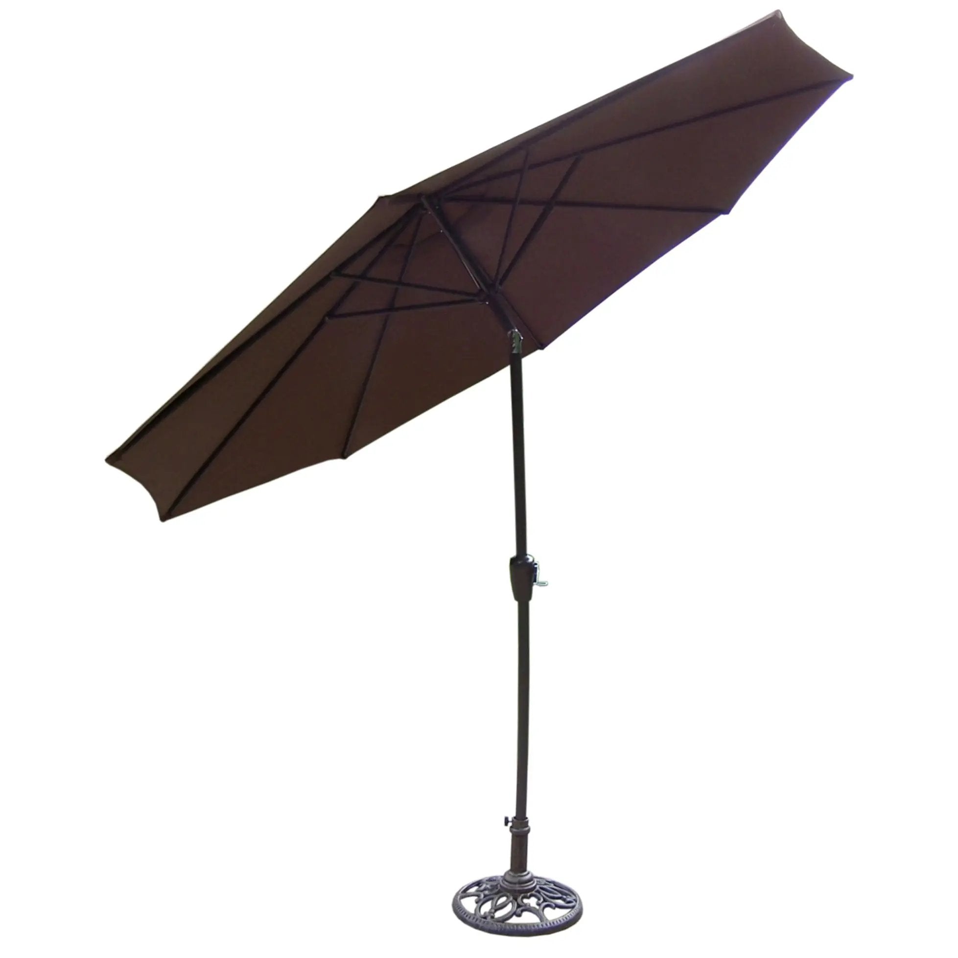 Antique Bronze 23 lbs Round Cast Iron Umbrella Stand Base Weight by Sharicks