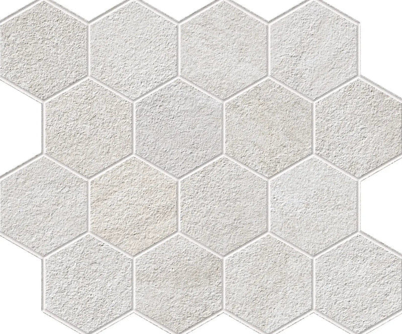 Explore Star Grey Mosaic D Quartz Look Porcelain Mosaics 12x10 by landmarkceramics