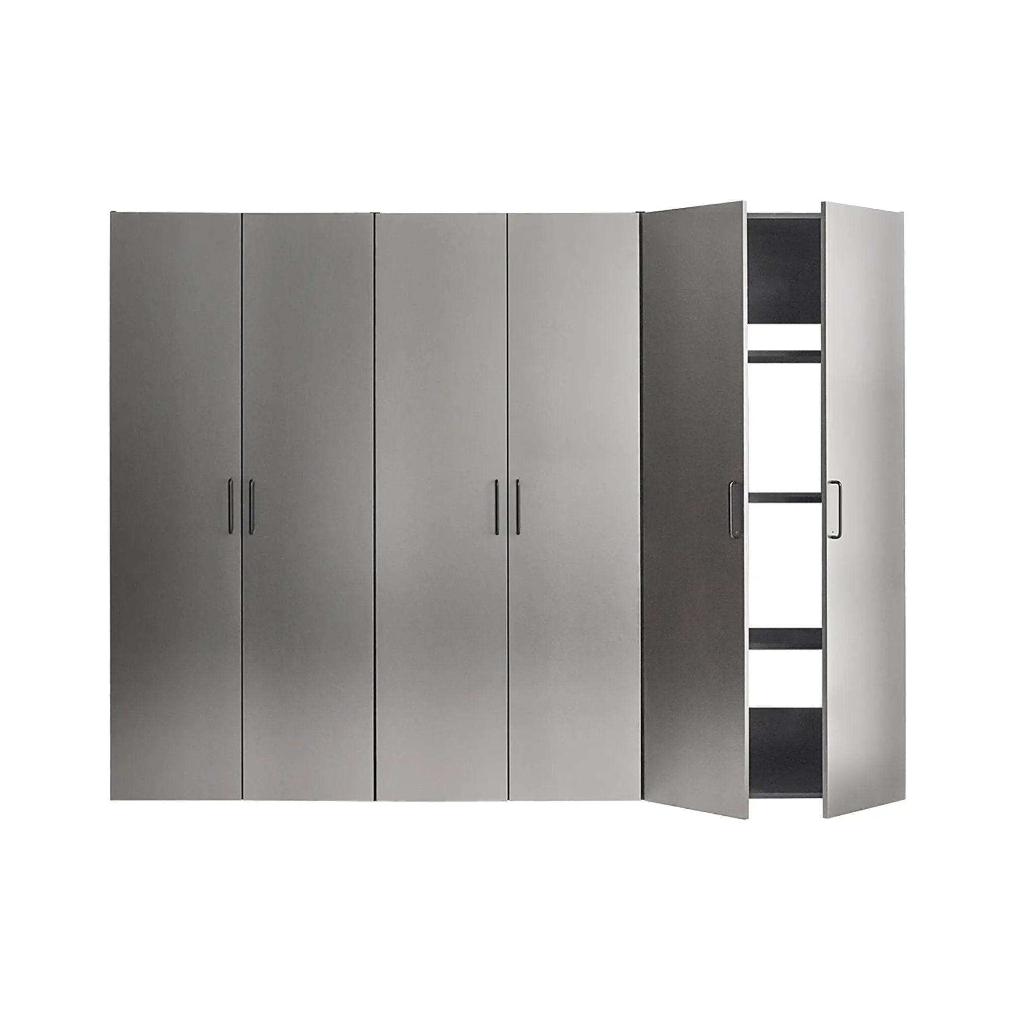 Extra Large Heavy-Duty 96-Inch Garage Cabinet Storage Set With Soft-Close Doors And Adjustable Shelves (SAK74369) by SAKSBY WHOLESALE