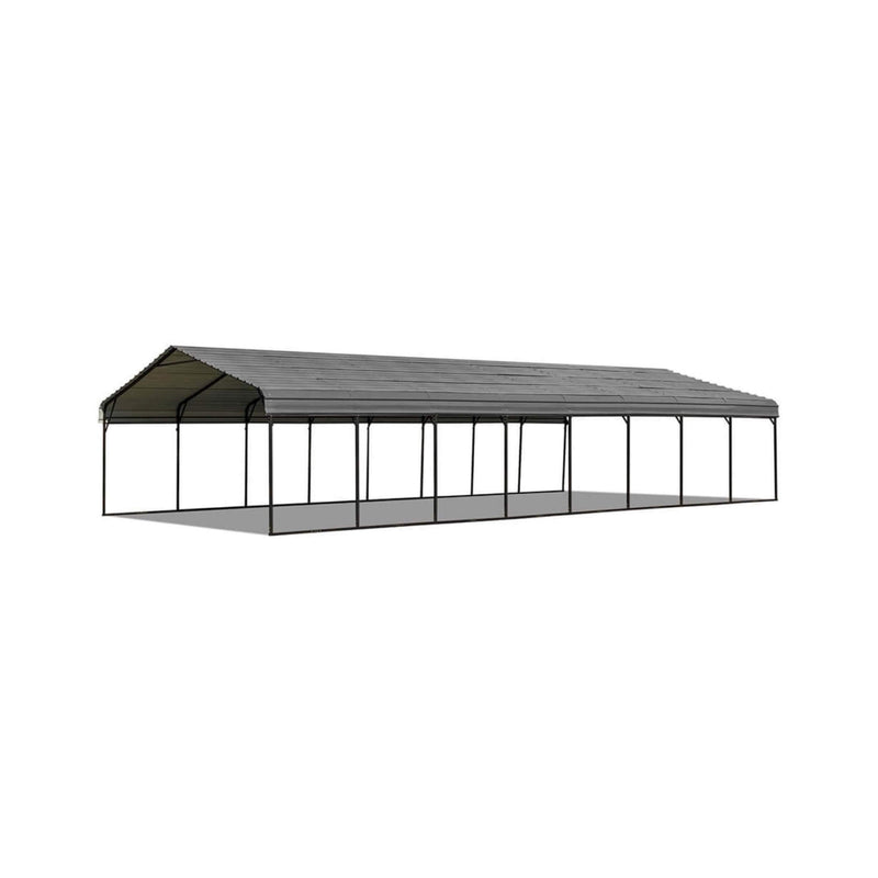[20X40FT] Extra-Large Heavy-Duty Four Car Outdoor Metal Carport Canopy For Trucks, Boats And SUVs (SAK29713), photo 7 of 8