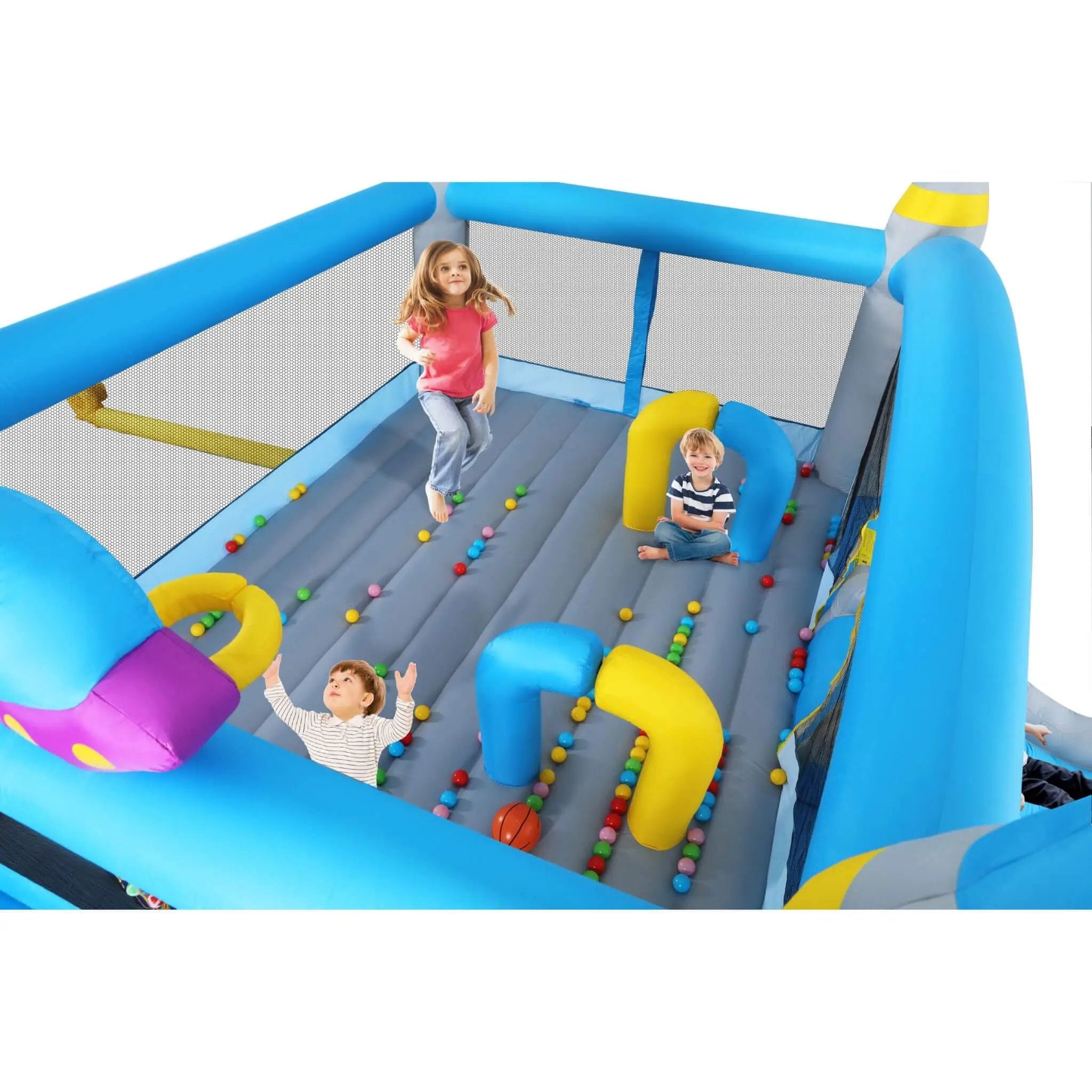 Extra-Large Multifunctional Jump'N Slide Inflatable Bouncer With Blower (SAK81243) by SAKSBY WHOLESALE